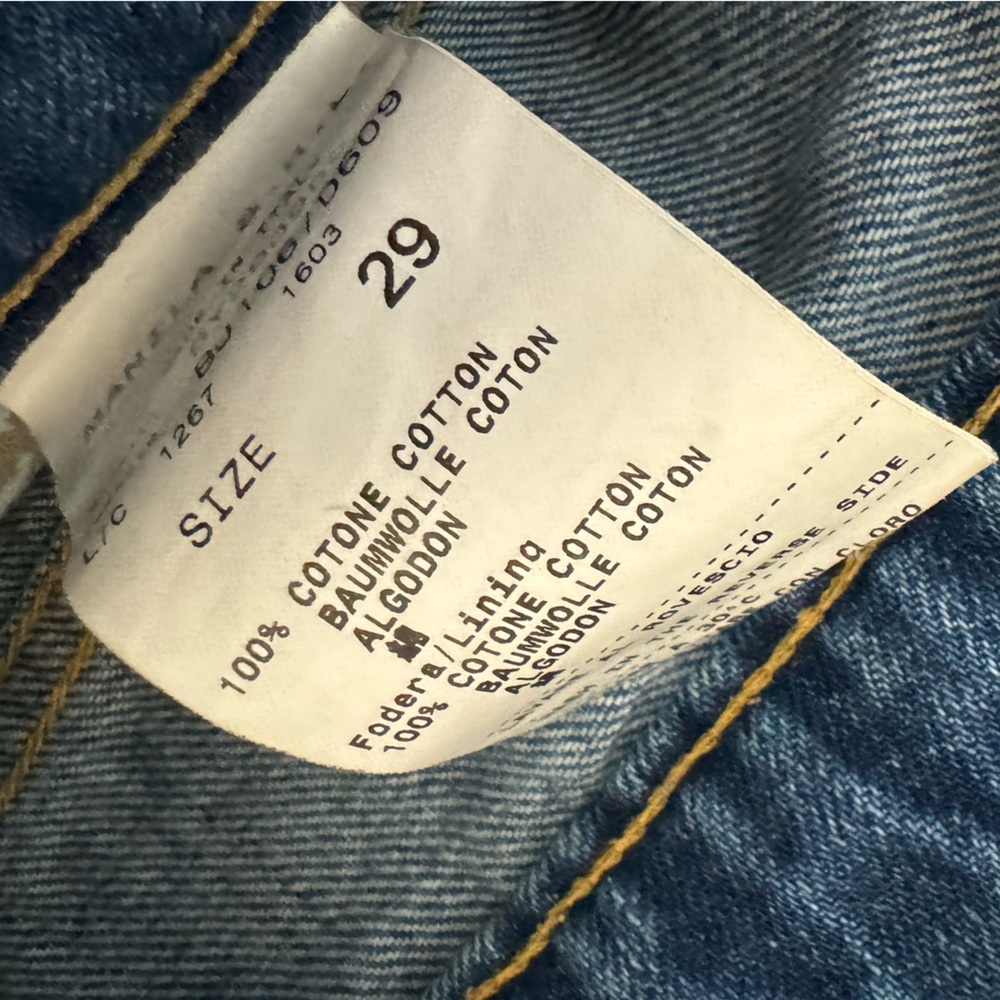 Mauro M. Grifoni Denim Streetwear Women’s 29 Distressed Jeans High End Italy - Picture 11 of 14